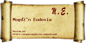 Mogán Eudoxia névjegykártya